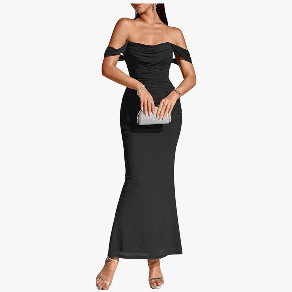 Elegant Black Evening Gown